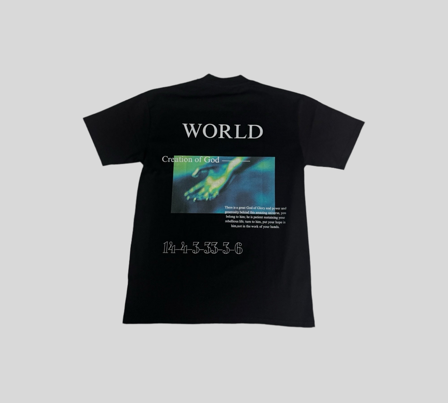 World Exclusive “Creation of God” T-Shirt